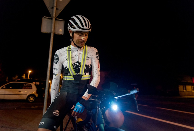 Arvis Sprude, ultra velosipēdists. Publicitātes foto
