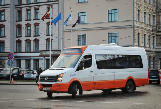Ekspresbusiņš Rīgā. Publicitātes foto