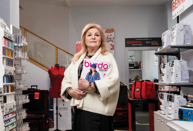 Gunta Brūmane, SIA Burdas Salons vadītāja un īpašniece.
Foto — Ieva Salmane