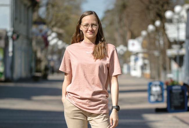 Dina Grīnberga. Foto – Reinis Hofmanis