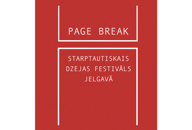Festivāls Page break. Publicitātes foto