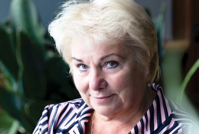Mirdza Feldmane, kooperatīvās sabiedrības Pienupīte vadītāja.
Foto — Ieva Salmane