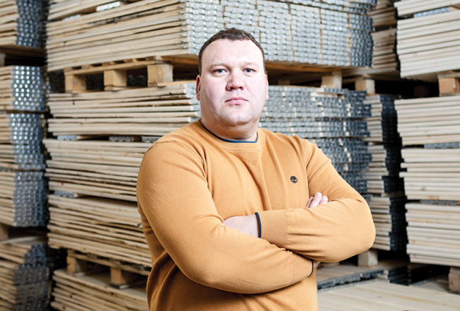 Kaspars Elarts, SIA Latvia Packing dibinātājs un vadītājs.
Foto — Ieva Salmane