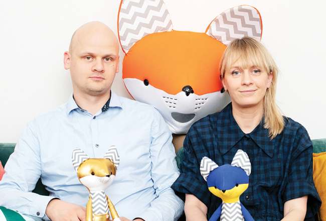 Imants Žūriņš un Marta Selecka, SIA Ausma Media īpašnieki un vadītāji.
Foto — Kristīne Madjare
