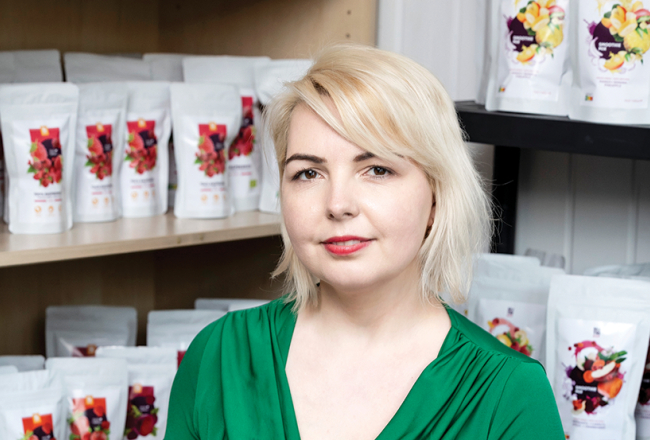 Ilze Kalniņa, SIA NutriBoom īpašniece.
Foto — Ieva Salmane
