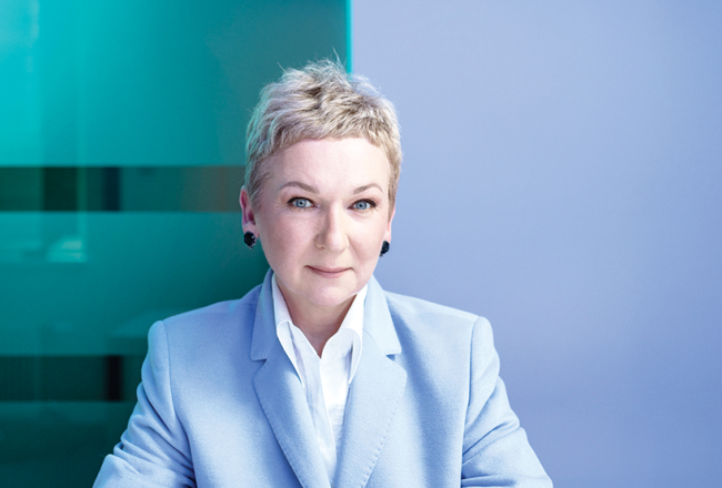 Violeta Fodina, klīnikas iVF Riga dibinātāja un vadītāja.
Foto — Reinis Hofmanis