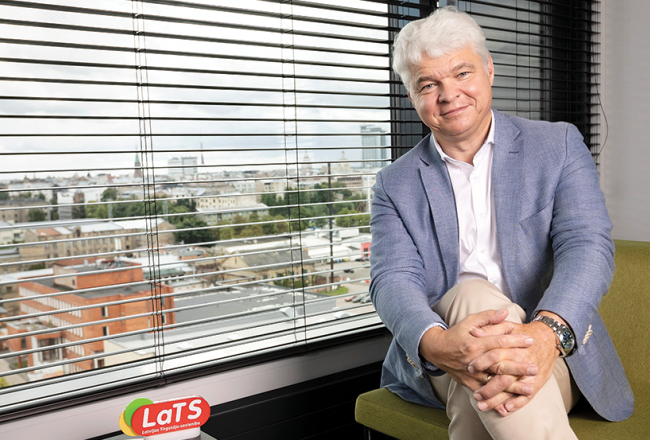 Raimonds Okmanis, SIA Latvijas Tirgotāju savienība valdes priekšsēdētājs.
Foto — Ieva Salmane