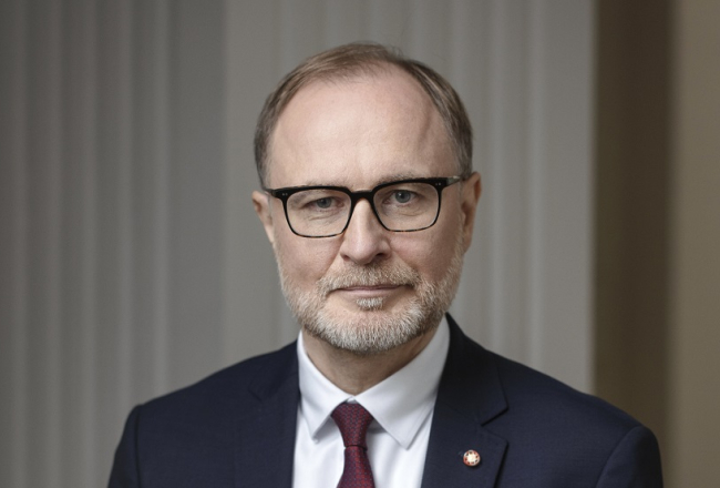 Aizsardzības ministrs Andris Sprūds. Foto - Reinis Hofmanis