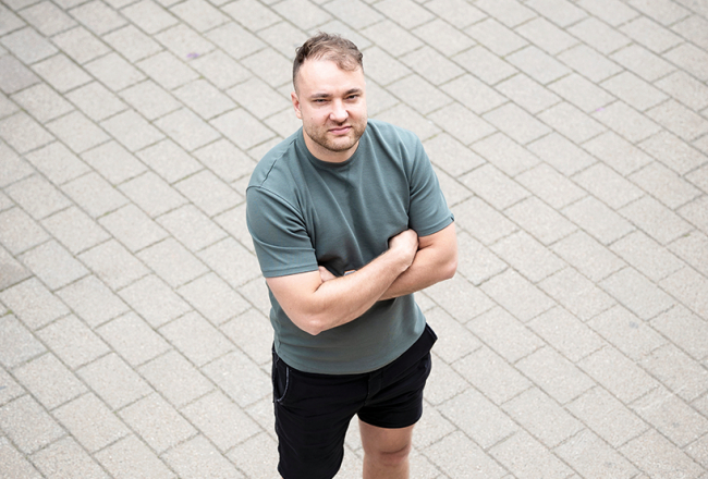 Sandris Artemjevs, Codelex dibinātājs un programmētājs.
Foto — Ieva Salmane