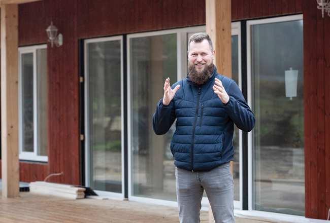 Gatis Sala, SIA Domus Eco dibinātājs.
Foto — Ieva Salmane
