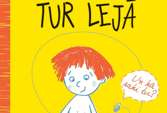 Izdevniecības "Pētergailis" izdotās grāmatas "Tur lejā" vāks.