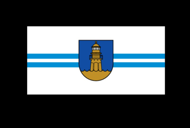 Mērsraga novada karogs.