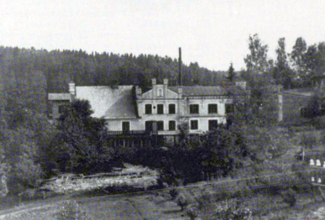 «Visendorfa fabrika» pie Līgatnes ap 1900. gadu