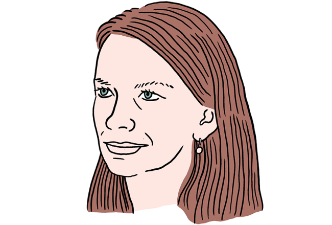 Anita Brauna. Zīmējums — Ernests Kļaviņš