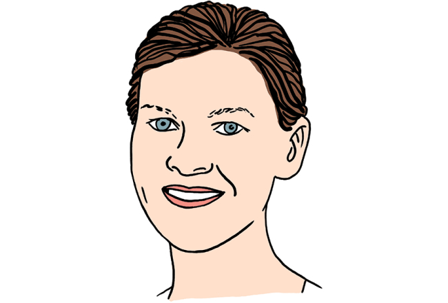 Ilze Maldupa. Zīmējums — Ernests Kļaviņš