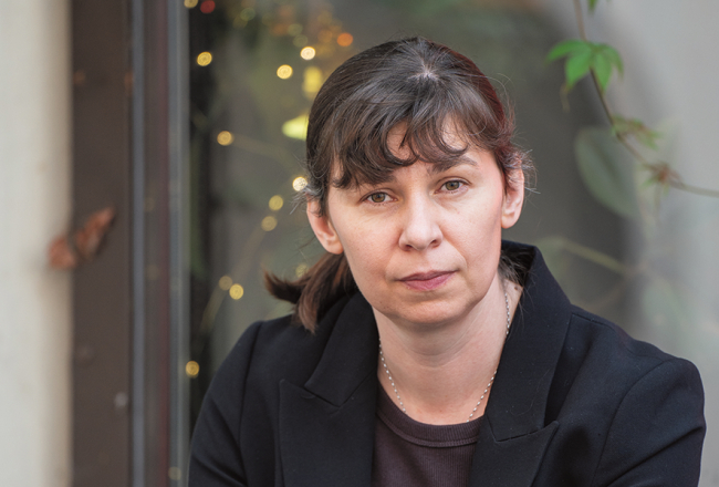 «Es esmu augusi brīvā valstī un kopš jaunības zinu, ko nozīmē būt brīvam. Maidans un arī šis karš ir uz mūsu paaudzes pleciem,» saka Taņa Maļarčuka. Foto — Valters Lācis