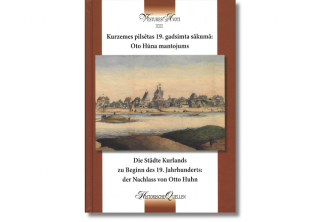Kurzemes pilsētas 19. gadsimta sākumā: Oto Hūna mantojums = Die Städte Kurlands zu Beginn des 19. Jahrhunderts: der Nachlass von Otto Huhn. Valdas Kvaskovas zinātniskajā redakcijā. Latvijas Nacionālais arhīvs, 2024. (Žurnāla Latvijas Arhīvi pielikuma sērija Vēstures avoti, XIII. Galvenā redaktore Anita Čerpinska)