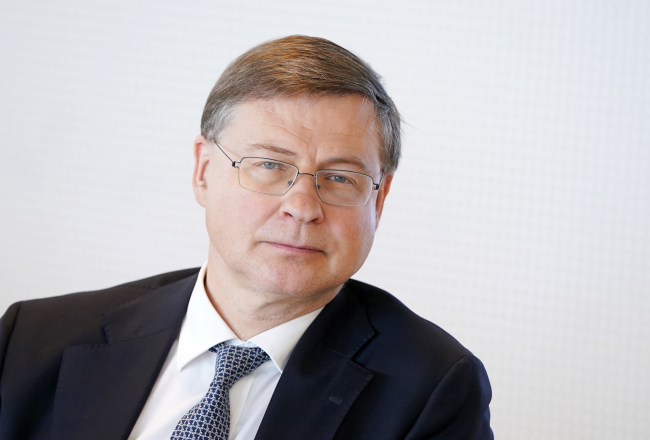 Valdis Dombrovskis. LETA