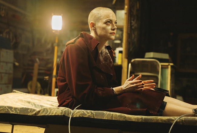 Nolaupītās Mišelas lomā Emma Stouna. Publicitātes foto