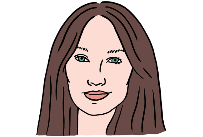 Ieva Šmite. Zīmējums — Ernests Kļaviņš