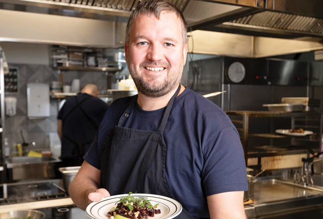 Bistro Smør šefpavārs Kaspars Barsukovs.