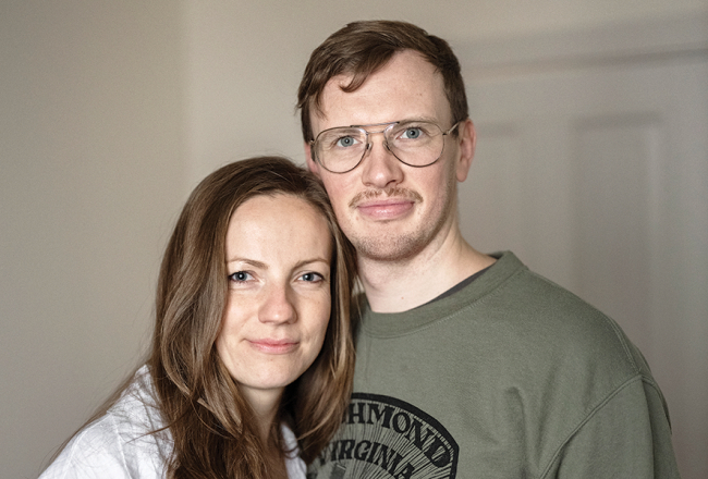 Rute un Kārlis Kārkliņi.