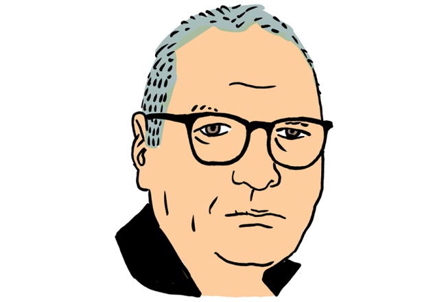 Jurijs Feļštinskis. Zīmējums — Ernests Kļaviņš