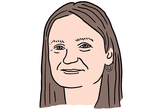 Ieva Voita. Zīmējums — Ernests Kļaviņš