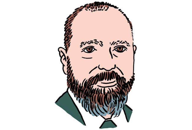 Āris Dzērvāns. Zīmējums — Ernests Kļaviņš