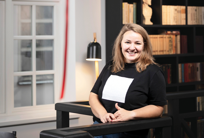 Vanadziņa mājas līdzīpašniece un restorāna vadītāja Madara Intenberga-Vilka.