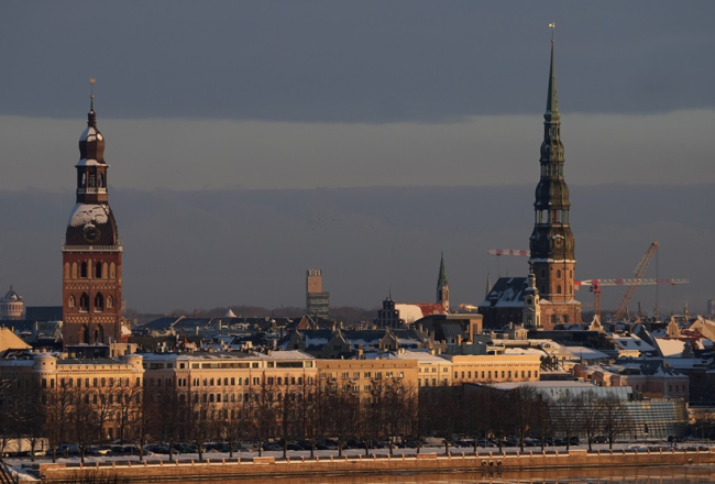 Rīgas panorāma. Foto - Edijs Pālens, LETA