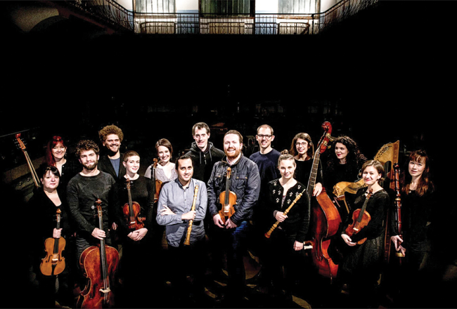 Baroka orķestris La Folia Barockorchester no Vācijas. Publicitātes foto