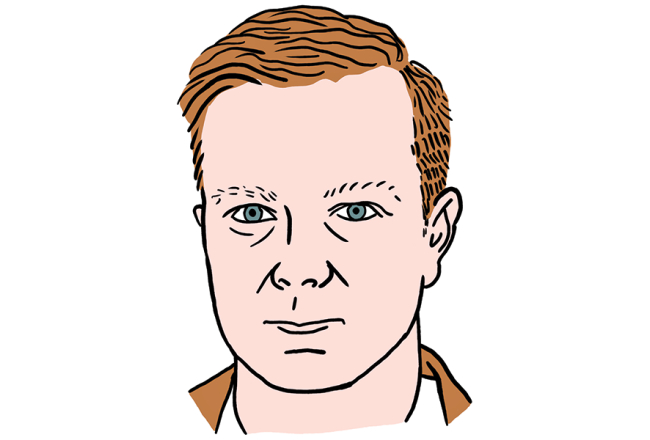 Andris Saulītis. Zīmējums — Ernests Kļaviņš