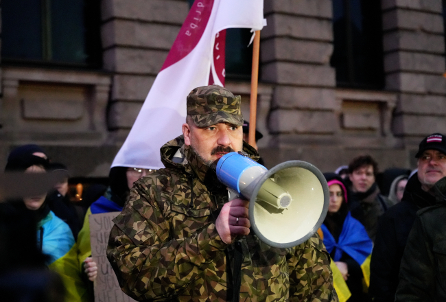 Majors Jānis Slaidiņš. LETA