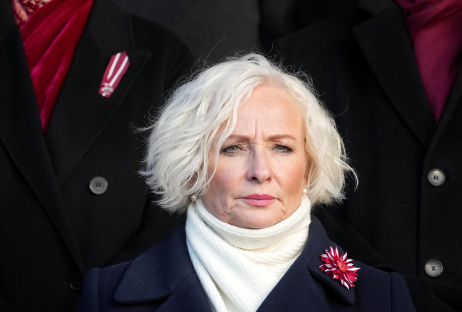 Saeimas priekšsēdētāja Daiga Mieriņa. LETA/Edijs Palēns