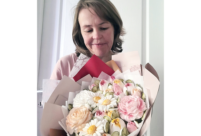 Lai piesaistītu arī vīriešus, Anita gatavo zefīra sēnes, pelmeņus un valriekstus. «Pie manis var dabūt riekstus, kurus var apēst ar visu čauliņu.»