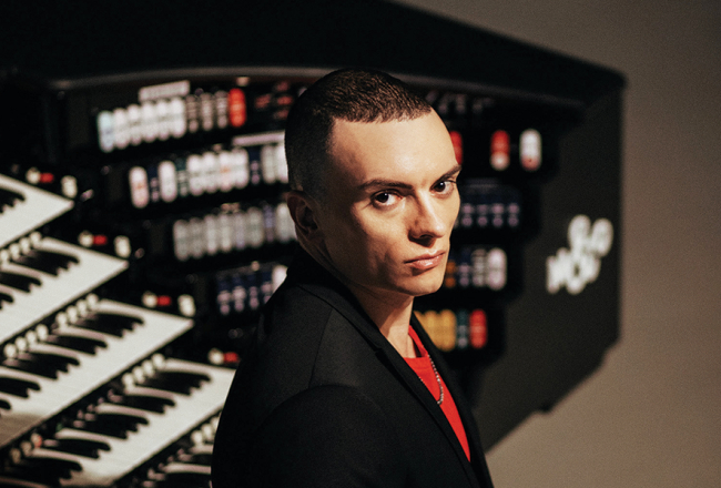 Amerikāņu ērģeļnieks Kamerons Kārpenters. Publicitātes foto