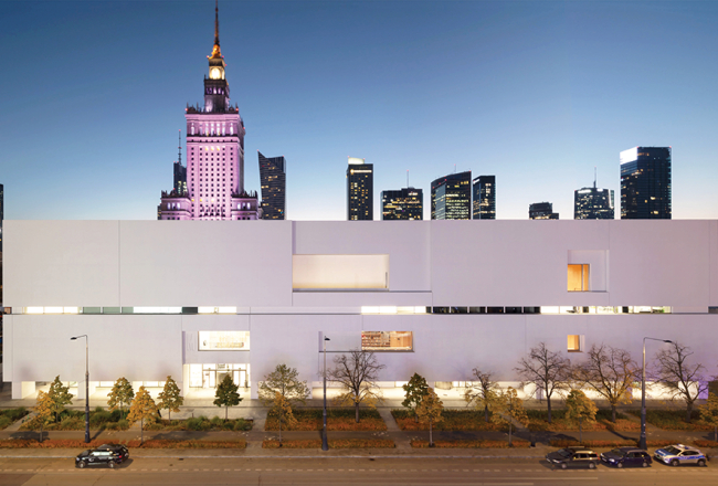 Jaunais Modernās mākslas muzejs Varšavā. Publicitātes foto