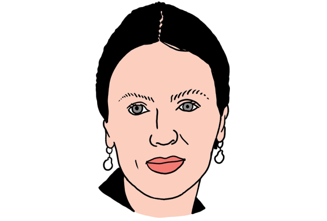 Zane Čulkstēna. Zīmējums — Ernests Kļaviņš