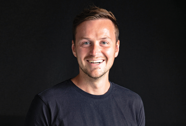 Veselības tehnoloģiju jaunuzņēmuma Nutrameg līdzdibinātājs Kristofs Blaus. Publicitātes foto