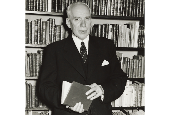 Birgera Nērmana 75 gadu jubilejā baltiešu trimdas organizācijas Stokholmā sarīkoja viņam īpašu godināšanu. 1963. gads. Zviedrijas Nacionālā arhīva krājums