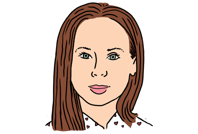 Liene Sīle. Zīmējums — Ernests Kļaviņš