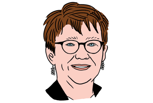 Odile Reno-Baso. Zīmējums — Ernests Kļaviņš