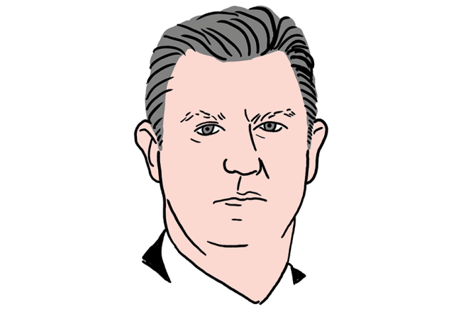 Vilnis Vitkovskis. Zīmējums — Ernests Kļaviņš