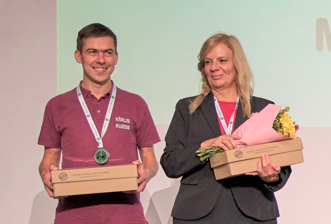 Kārlis Rubins un Jeļena Alfejeva. Publicitātes foto.