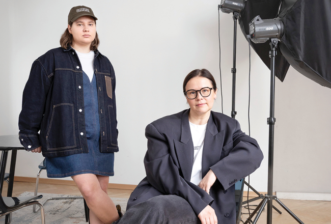 Beatrise Zaķe un Laura Adamoviča, SIA LAIKA Casting.