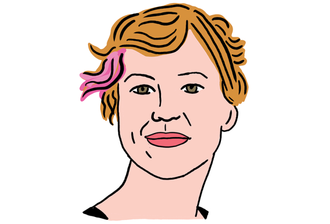 Marta Rībele. Zīmējums — Ernests Kļaviņš