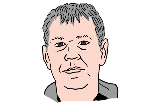 Egils Turss. Zīmējums — Ernests Kļaviņš