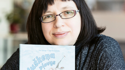 Ilze Sperga: «Lai rakstītu latgaliski, jāmāk to darīt. Lielai daļai latgaliešu autoru tas ir liels izaicinājums.»
Foto — Ieva Salmane