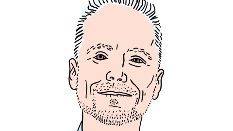 Stefans Ēriksons. Zīmējums — Ernests Kļaviņš